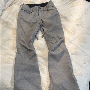 Volcom Gray and Burgundy Pants